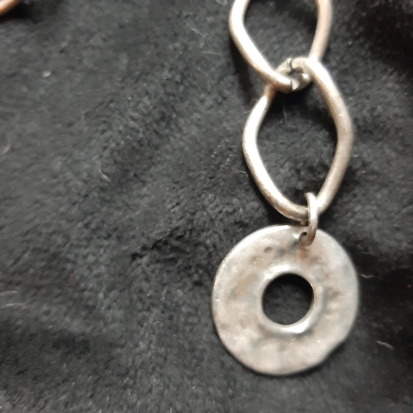 Belt~Vintage Gemstone & Silver Metal c - Picture 9 of 10